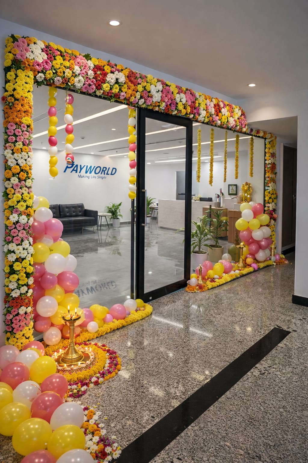 Reception Table Decor